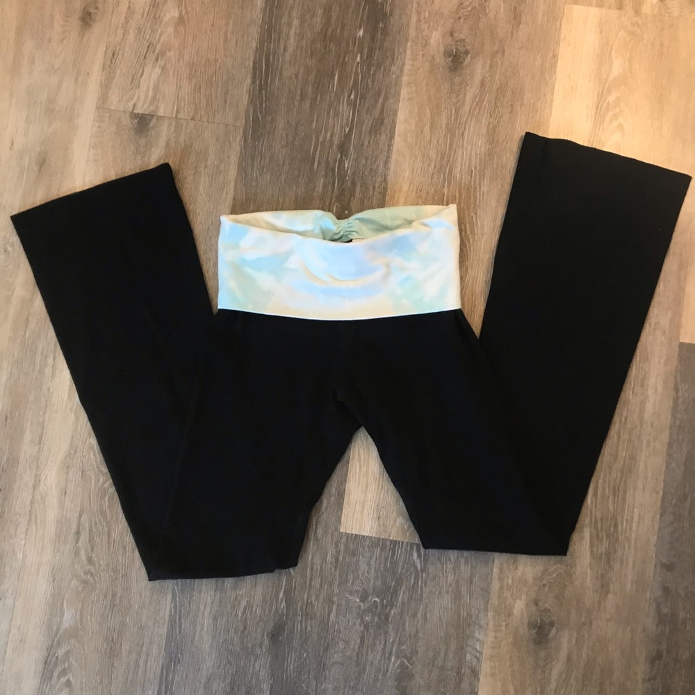 Hard Tail Tie Dye Roll Down Yoga Pants